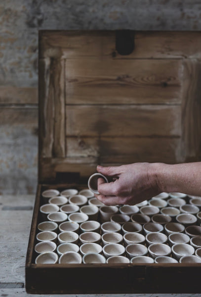 Vintage Escargot Stoneware Pots