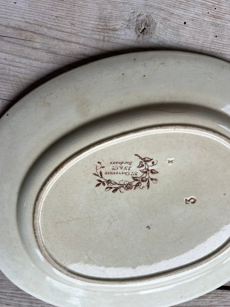 Small Vintage French Platter