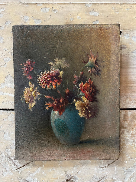 Floral Oil on Board