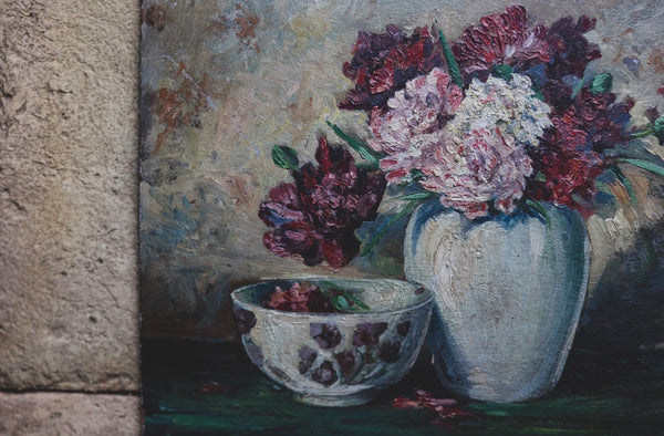 Floral Oil on Board