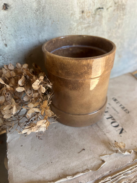 Buttery Antique Confiture Pot