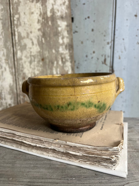 Antique Earthenware Bowl from Provence