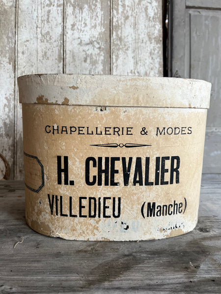 French Vintage Branded Hat Box