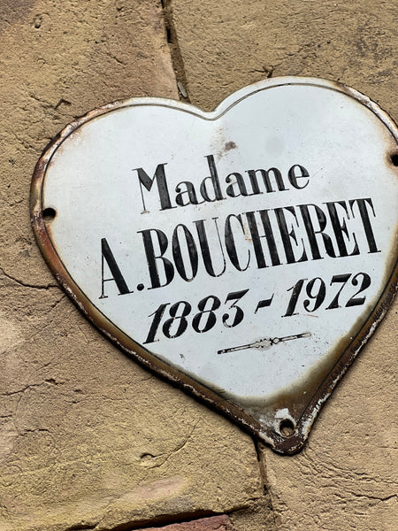 Vintage French Rustic Memorial Heart