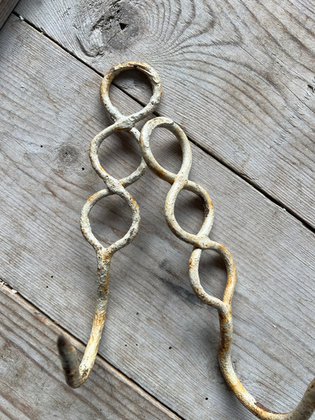 Pair of French Vintage Hooks