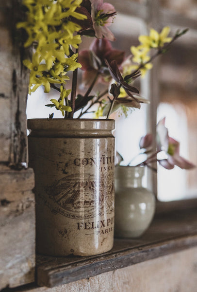 Vintage French Felix Potin Jar