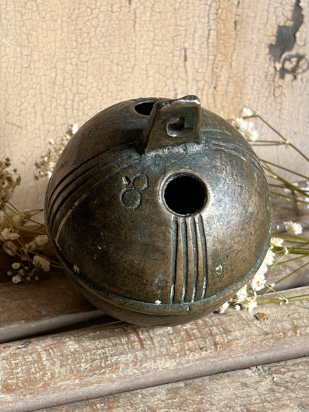 Large Vintage Floral Bell