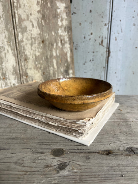 Antique Small Earthenware Bowl from Provence