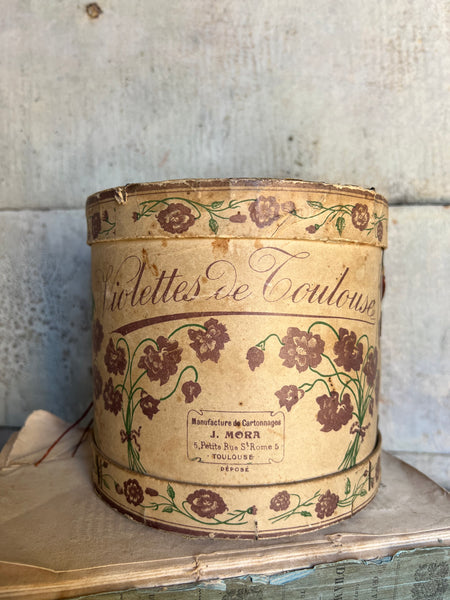Vintage Violettes French Soap Box Gift Box