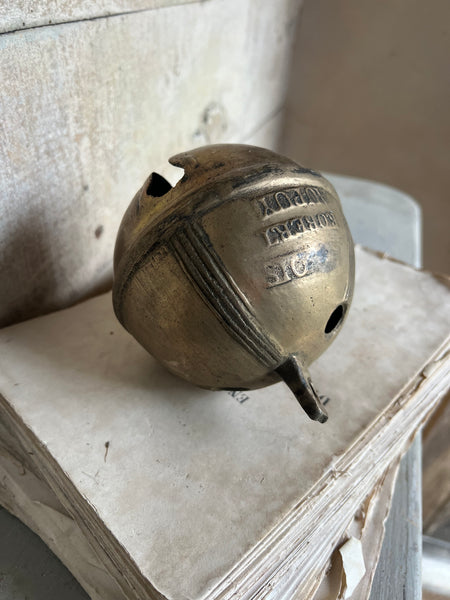 Large Antique 18th Century Dubois Au Puy Floral Bell