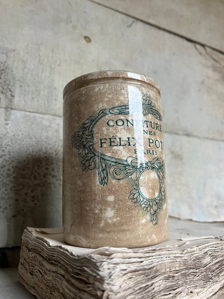 Vintage French Felix Potin Jar