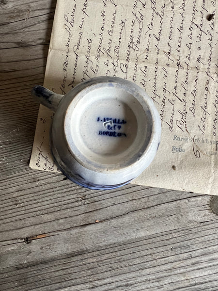 French Transferware Vintage Teacup