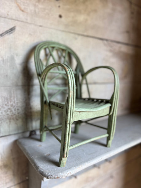 Vintage Small Green Chair