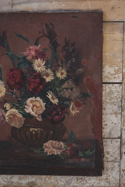 Rustic French Floral Painting