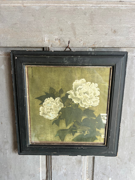 Vintage Framed Chinese Plate