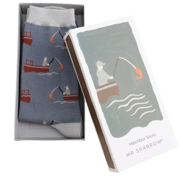 Men’s Matchbox Socks Gone Fishing