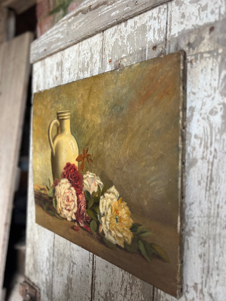 Large Floral Oil Painting 1924