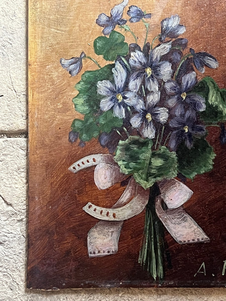 French Floral Oil Painting