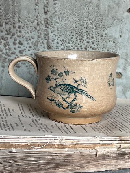Beautiful Crazed Buttery Cup