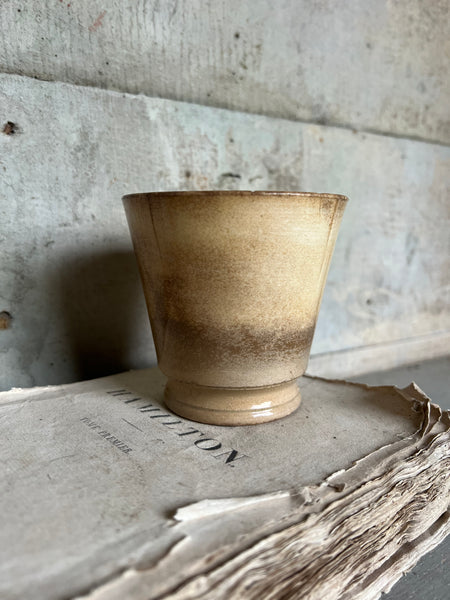 Beautiful Crazed Buttery Cup