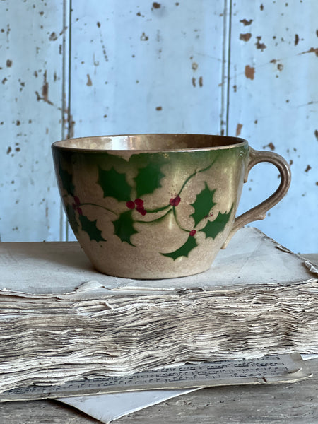 Stunning Aged Vintage French Cup