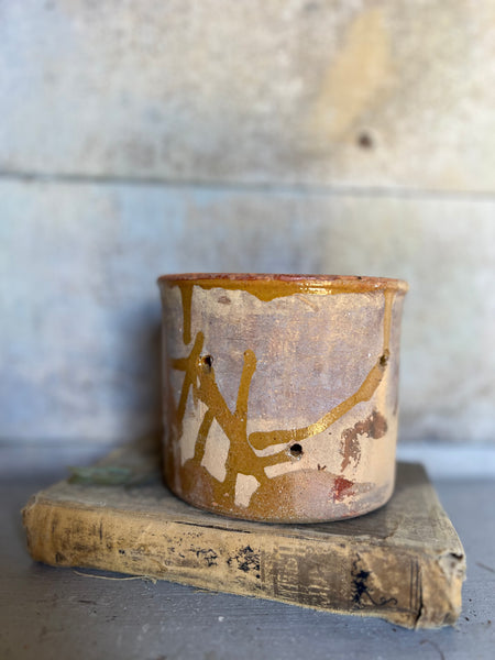 French Rustic Earthenware Faiselle Cheese Mould