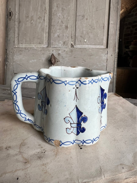 French Hand Painted Jug