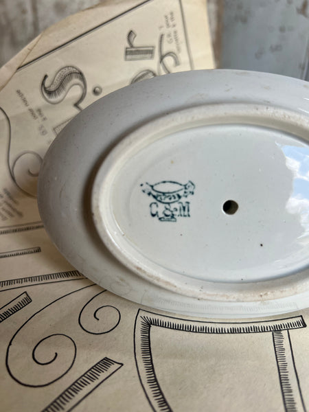 Small Creil et Montereau Vintage Souperie