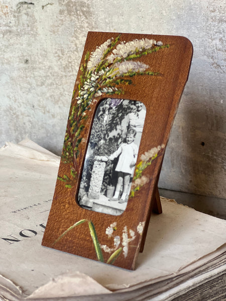 French Antique Hand Painted Frame