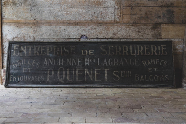 Antique French Sign