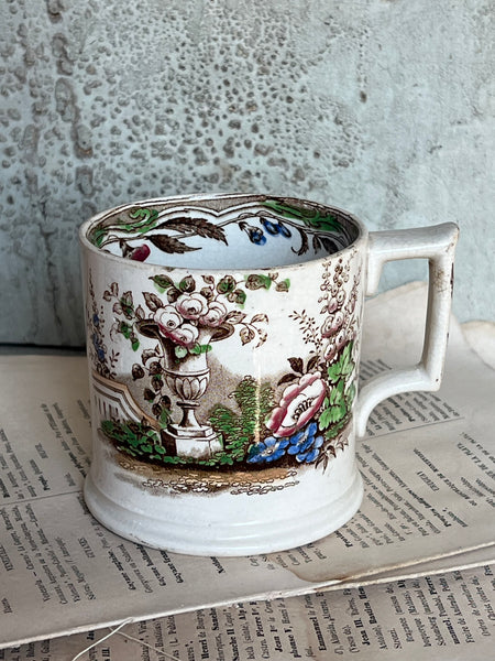 Antique Floral Mug