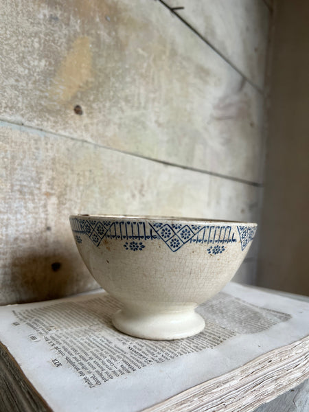 French Transferware Cafe au Lait bowl