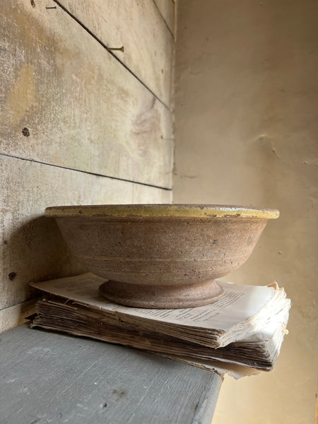 Antique Earthenware Bowl from Provence