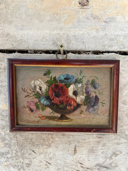 Small Floral in Vase Framed Painting