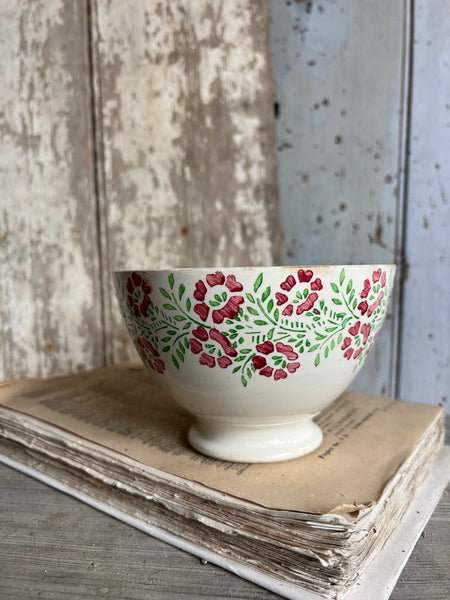 Crisp Stencilled Cafe Au Lait