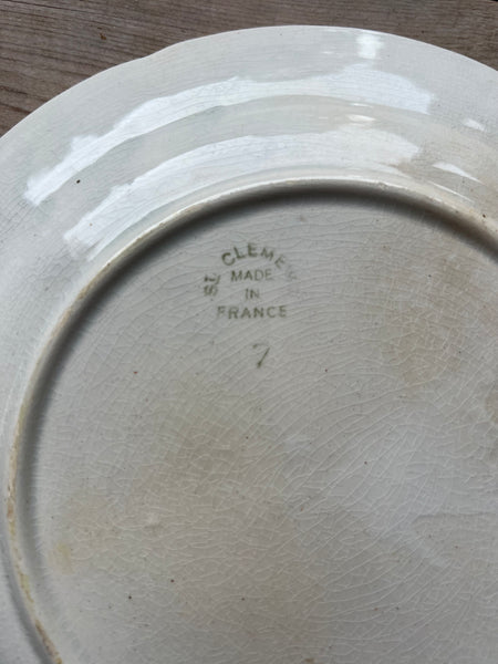 Beautiful Oranges French Vintage Plate