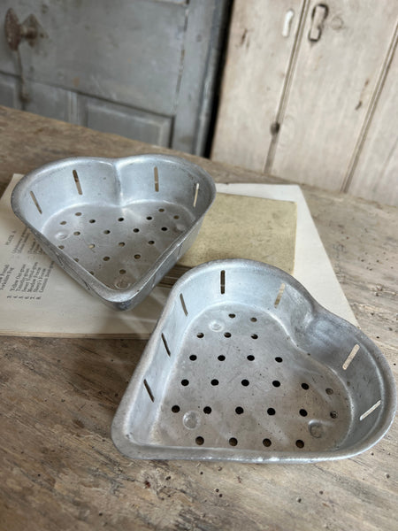 Small Heart Vintage Faiselle Cheese Mould