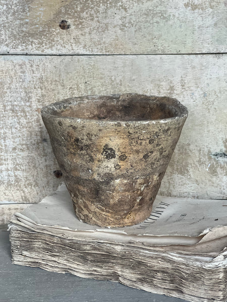 Large French Vintage Resin Pot