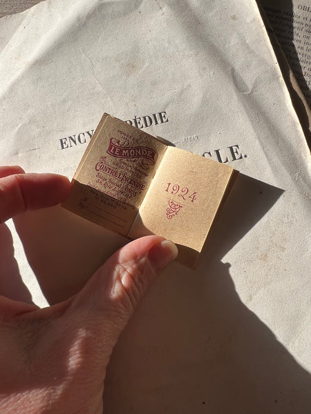 Mini 1924 Vintage Agenda