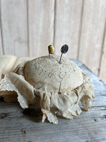 Vintage Rustic French Pin Cushion