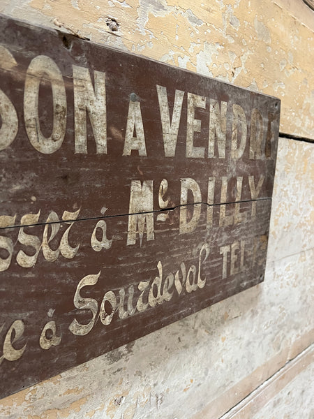 Vintage House for Sale Sign