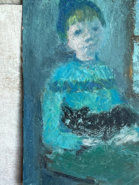 Sweet Vintage French Painting