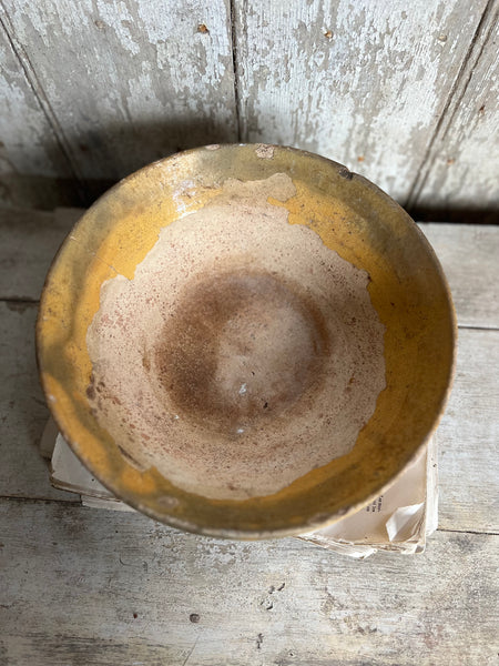 Antique Earthenware Bowl from Provence