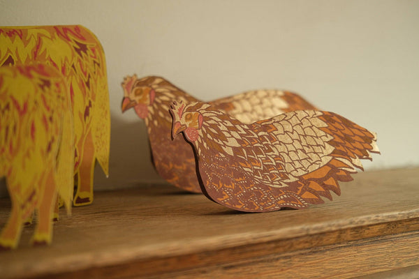 Chicken Greeting Card: C6