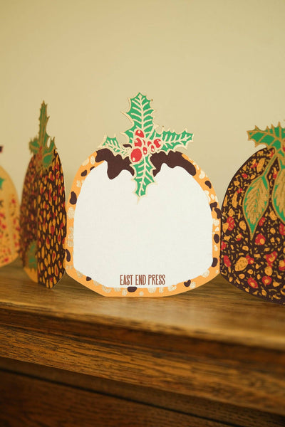 Christmas Pudding Concertina Card