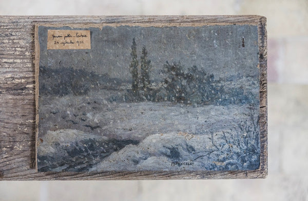 1951 M Poncelet French Landscape Oil Painting