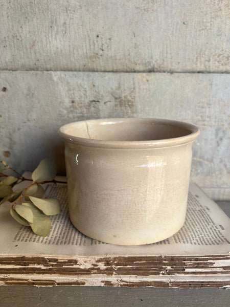 Antique Large French Wide Jar