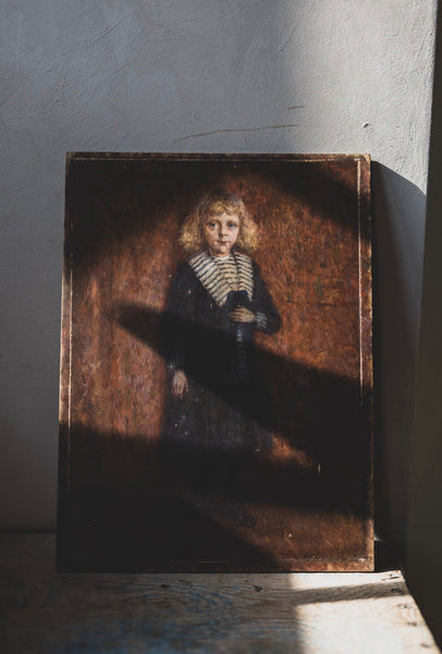 Antique French Child Portrait