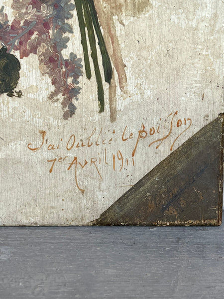 French Floral Oil Painting