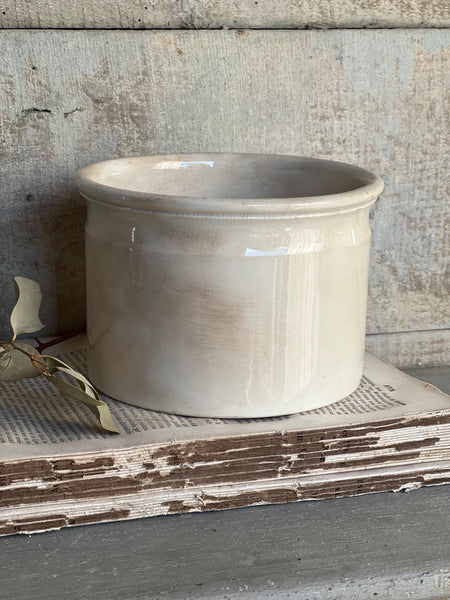 Antique Large French Wide Jar